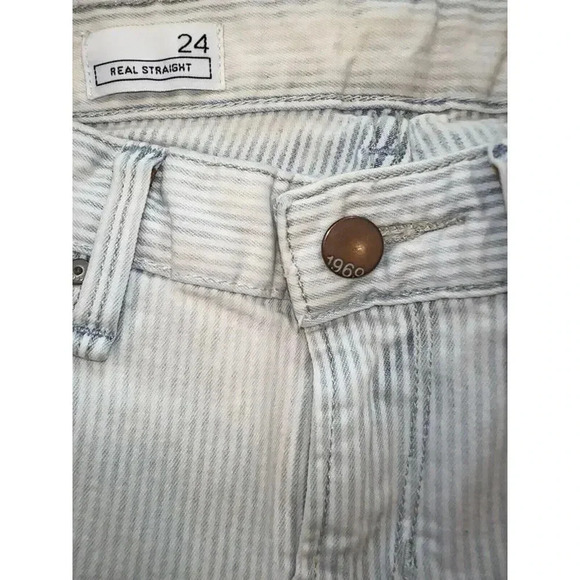 GAP Denim - Gap 24 Real Straight Jeans Stripe